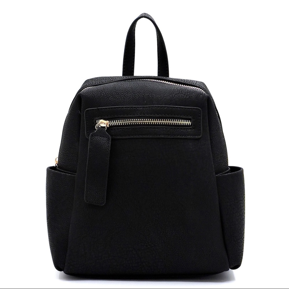 Vegan Leather Convertible Backpack